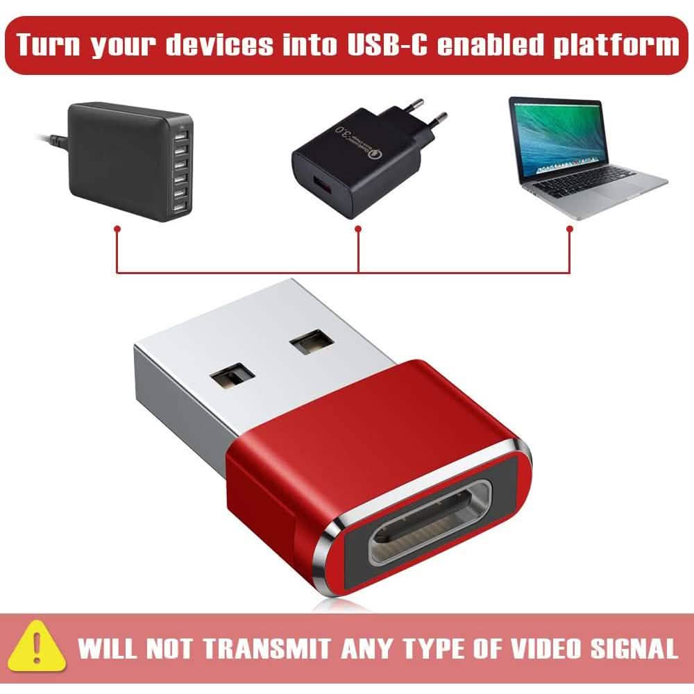 2-Pack: USB C Female to USB Male Adapter DailySale