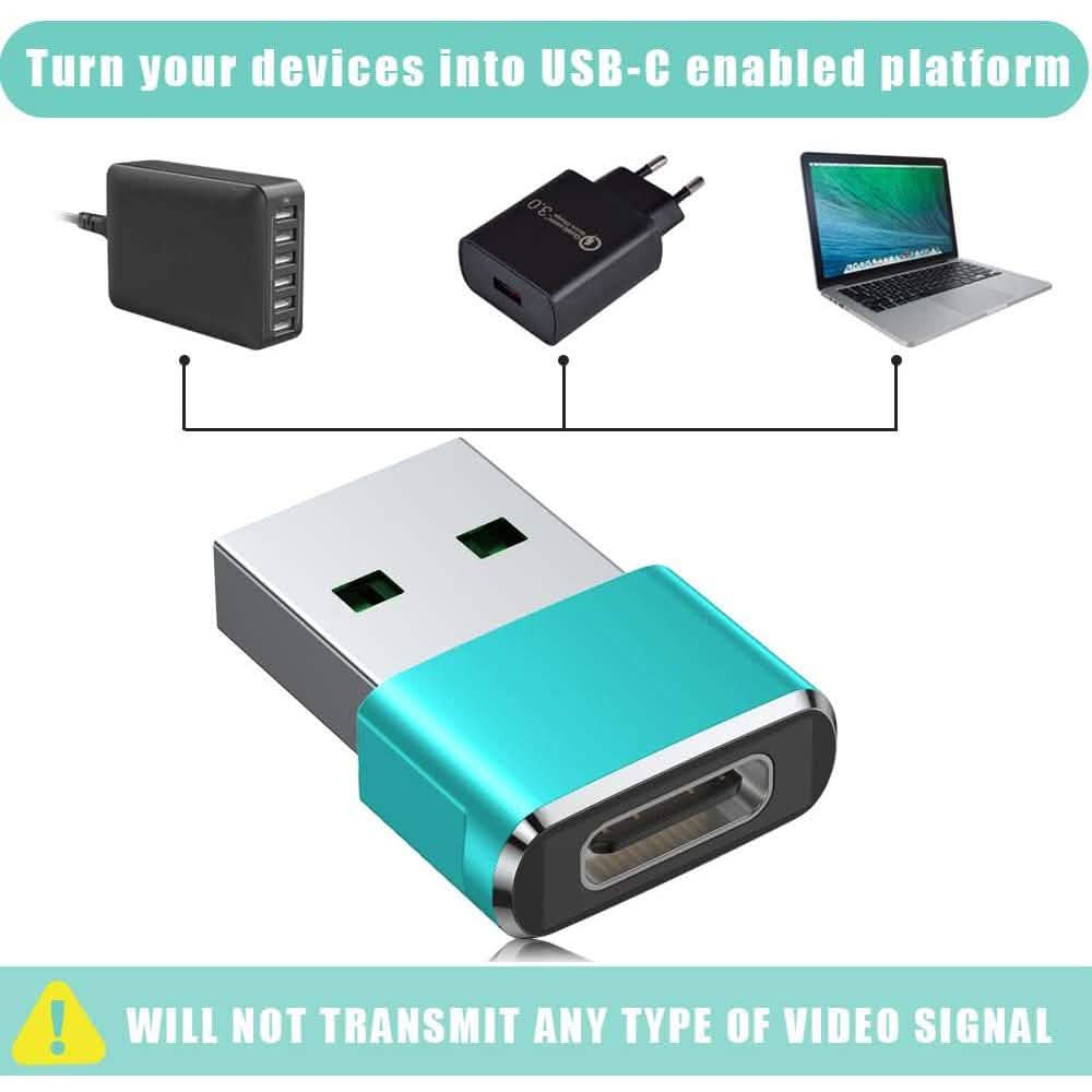 2-Pack: USB C Female to USB Male Adapter DailySale