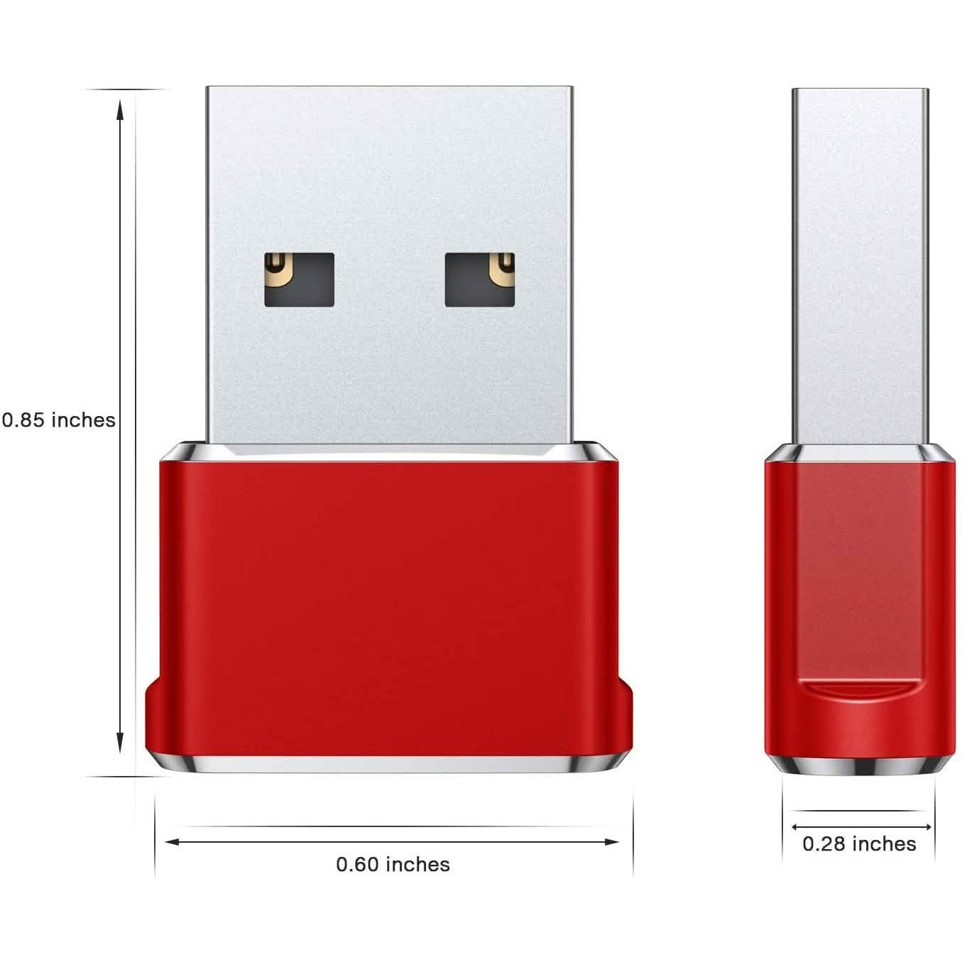 2-Pack: USB C Female to USB Male Adapter DailySale