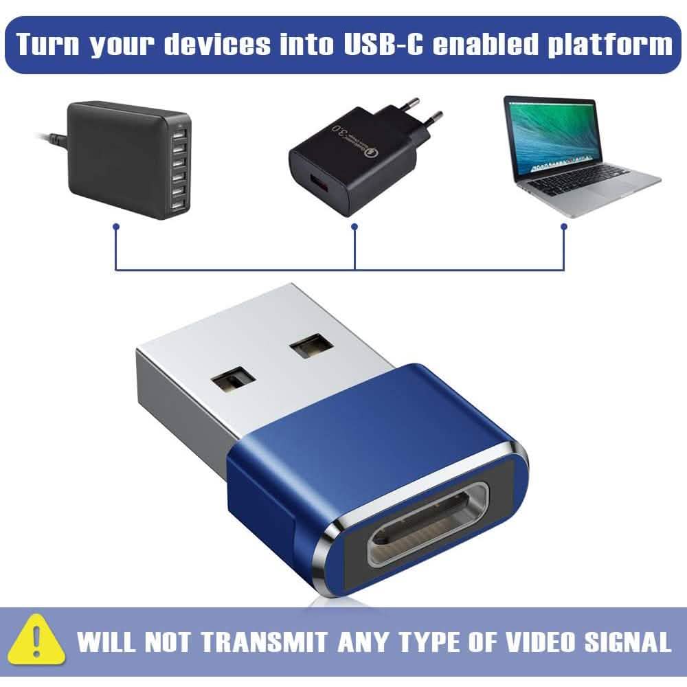 2-Pack: USB C Female to USB Male Adapter DailySale