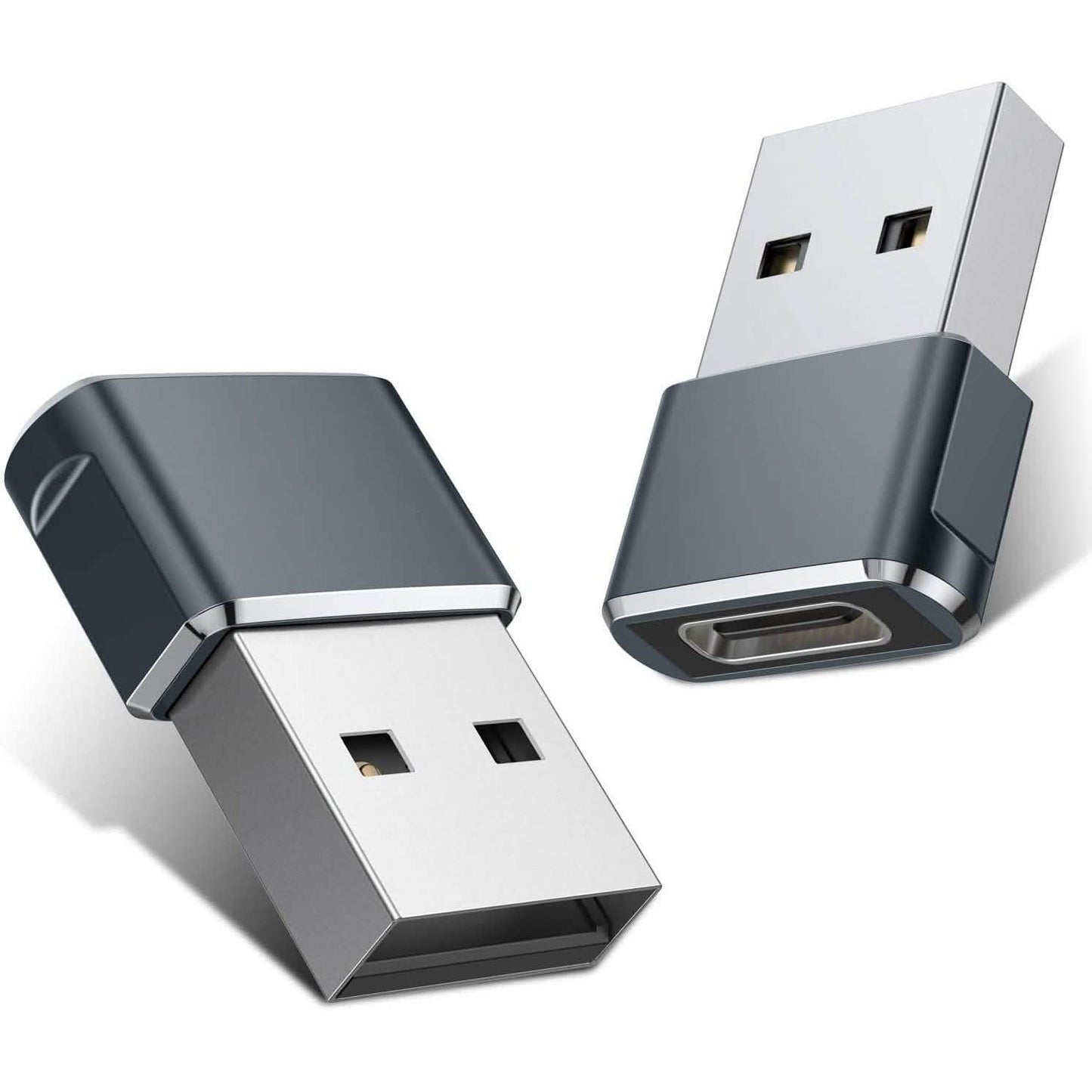 2-Pack: USB C Female to USB Male Adapter DailySale