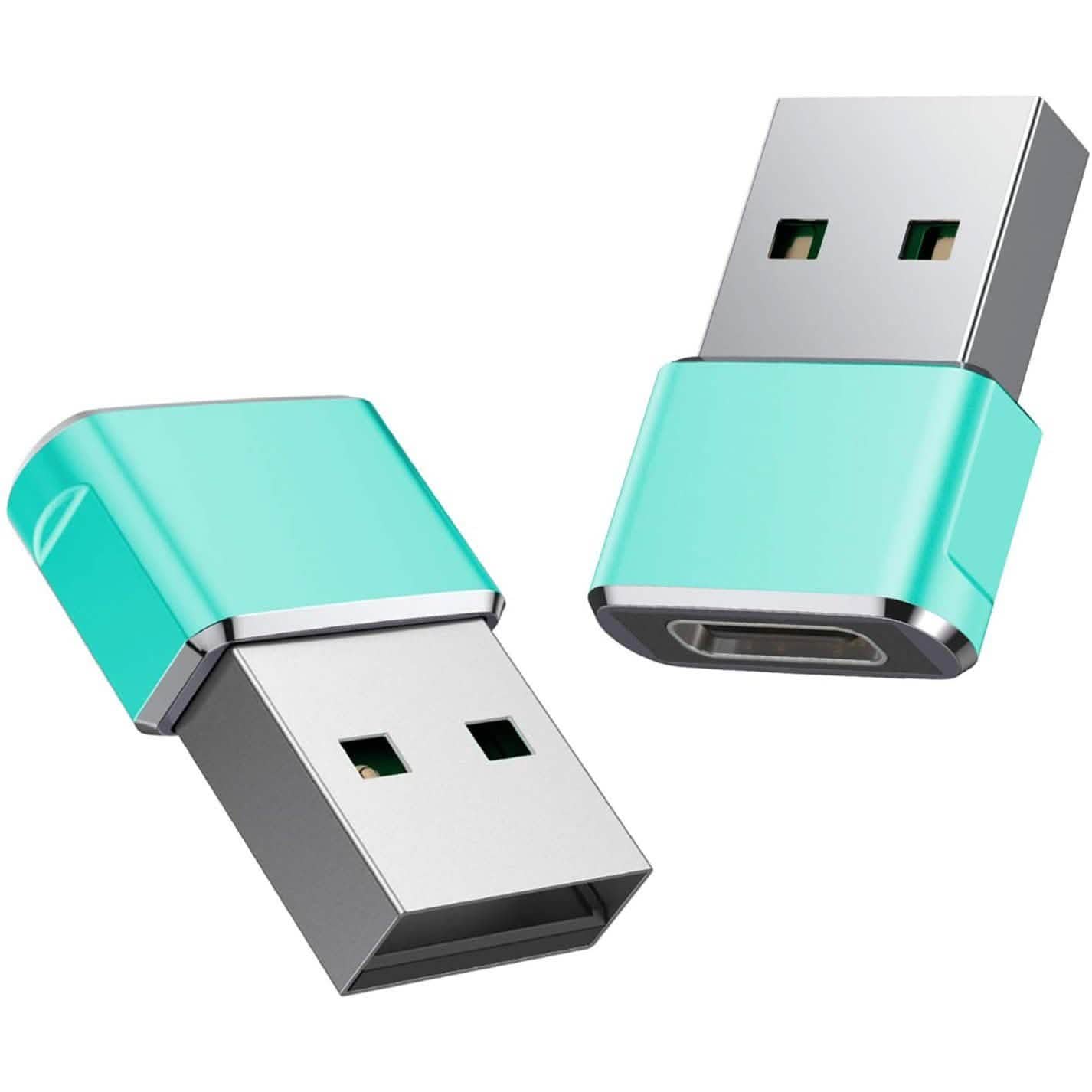 2-Pack: USB C Female to USB Male Adapter DailySale