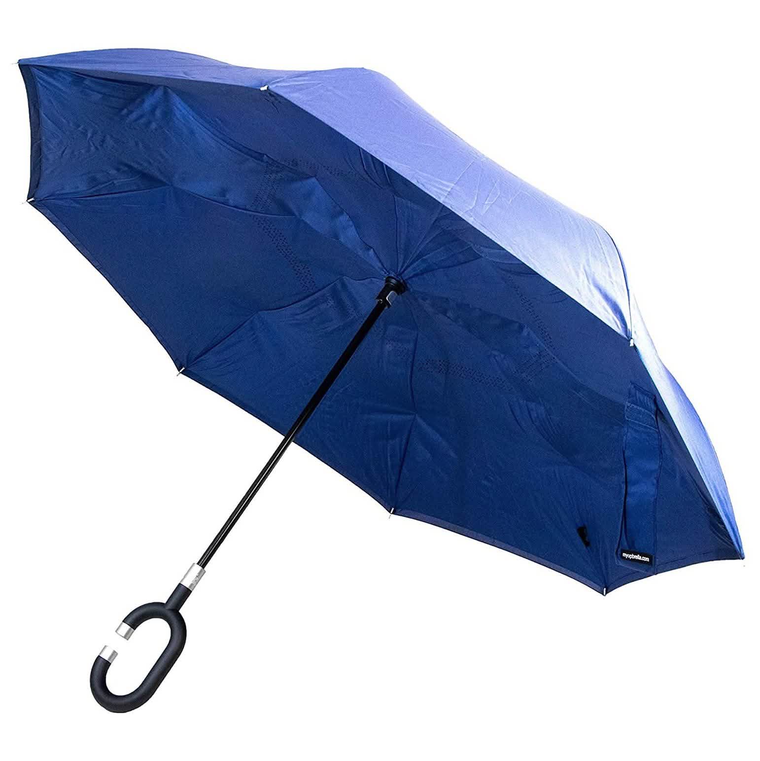 2-Pack: Waterproof and Windproof Reverse Umbrella with Automatic Close DailySale