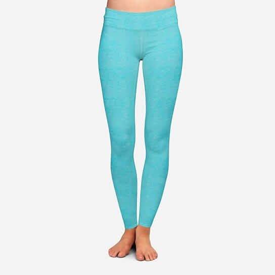 2-Pack: Women's Space Dye Seamless Ankle Length Lightweight Leggings DailySale