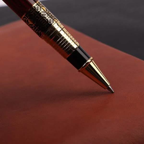 2-Pack: Wood Grain Classical Fountain Pen Ballpoint Pen DailySale