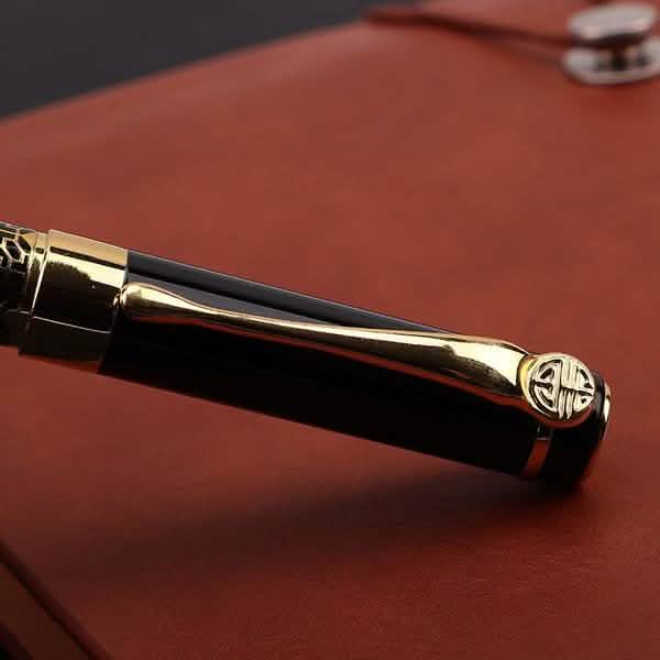 2-Pack: Wood Grain Classical Fountain Pen Ballpoint Pen DailySale
