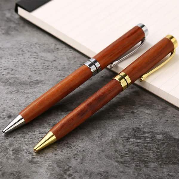 2-Pack: Wooden Twist Ballpoint Pen DailySale