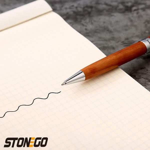 2-Pack: Wooden Twist Ballpoint Pen DailySale