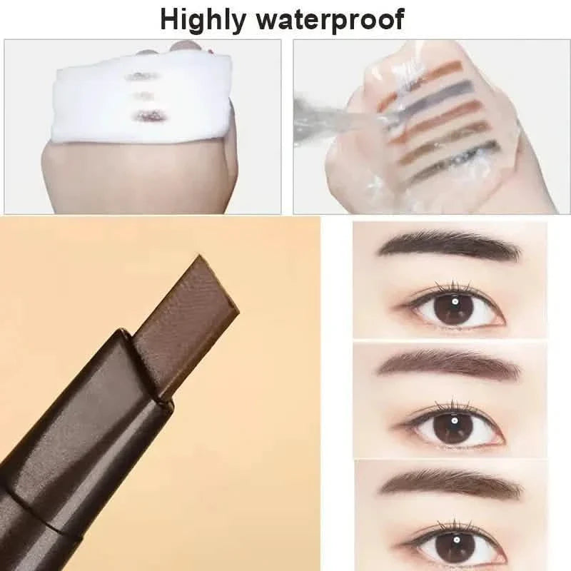 2-Pack: Natural Makeup Double Heads Automatic Eyebrow Pencil Waterproof Long-lasting DailySale