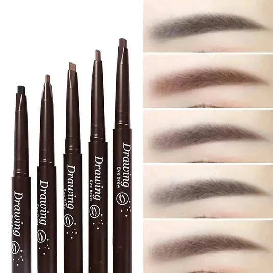 2-Pack: Natural Makeup Double Heads Automatic Eyebrow Pencil Waterproof Long-lasting DailySale