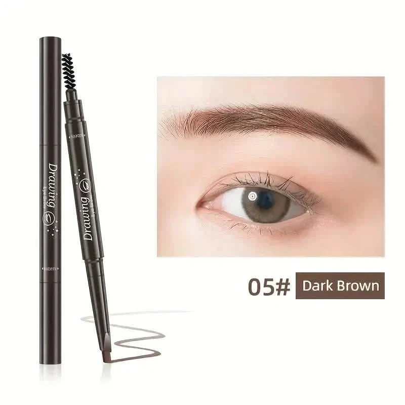 2-Pack: Natural Makeup Double Heads Automatic Eyebrow Pencil Waterproof Long-lasting DailySale