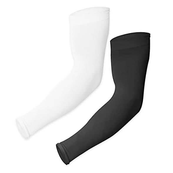 2-Pairs: UV Sun Protection Compression Arm Sleeves DailySale