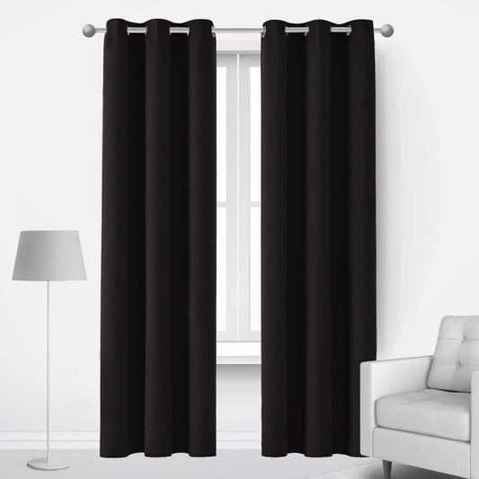 2-Panels: Deconovo Room Darkening Thermal Insulated Blackout Grommet Window Curtains DailySale