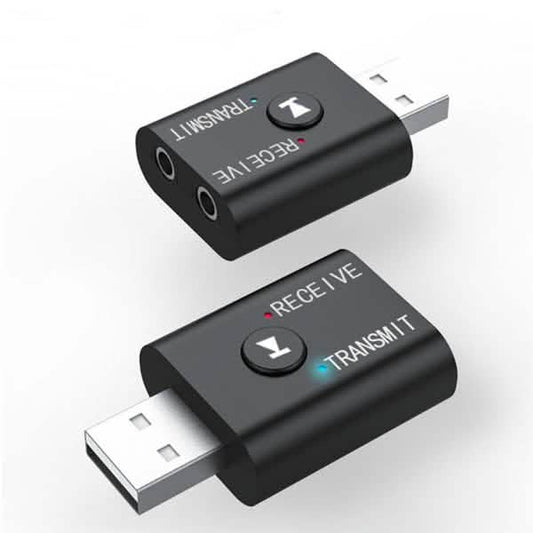 2-Piece: 2-in-1 USB Wireless Bluetooth Adapter 5.0 Transmitter DailySale