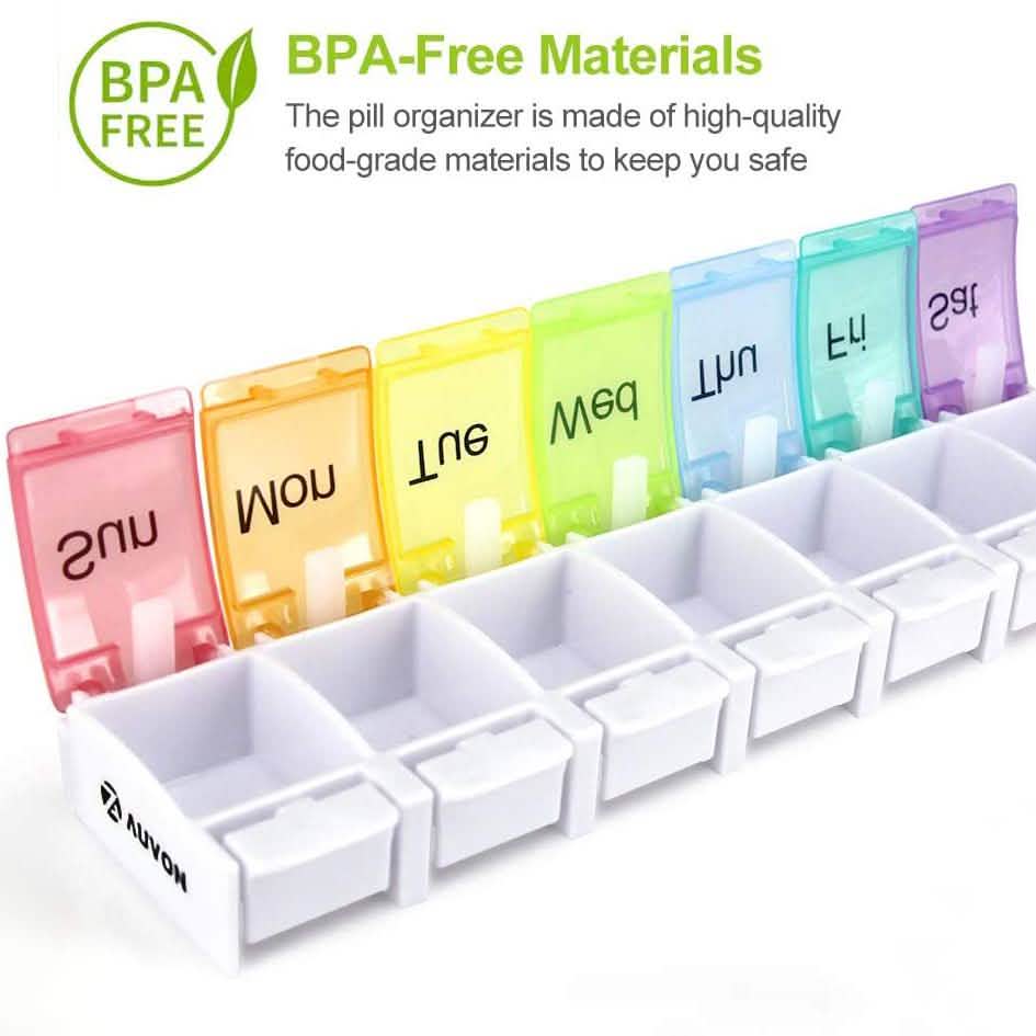 2-Piece: 7 Day Pill Box Case DailySale