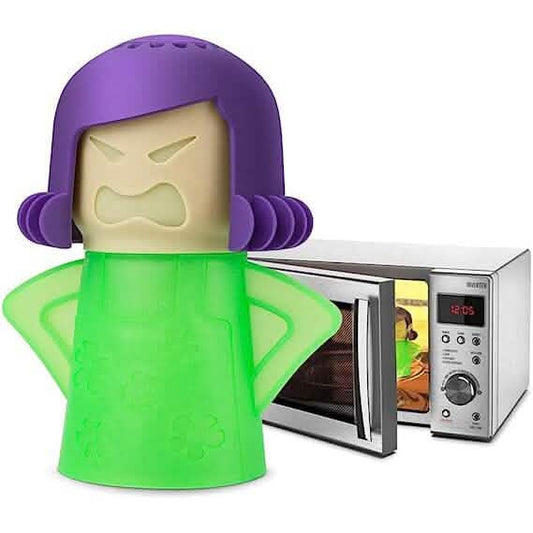 2-Piece: Angry Mama Microwave Steam Cleaner DailySale