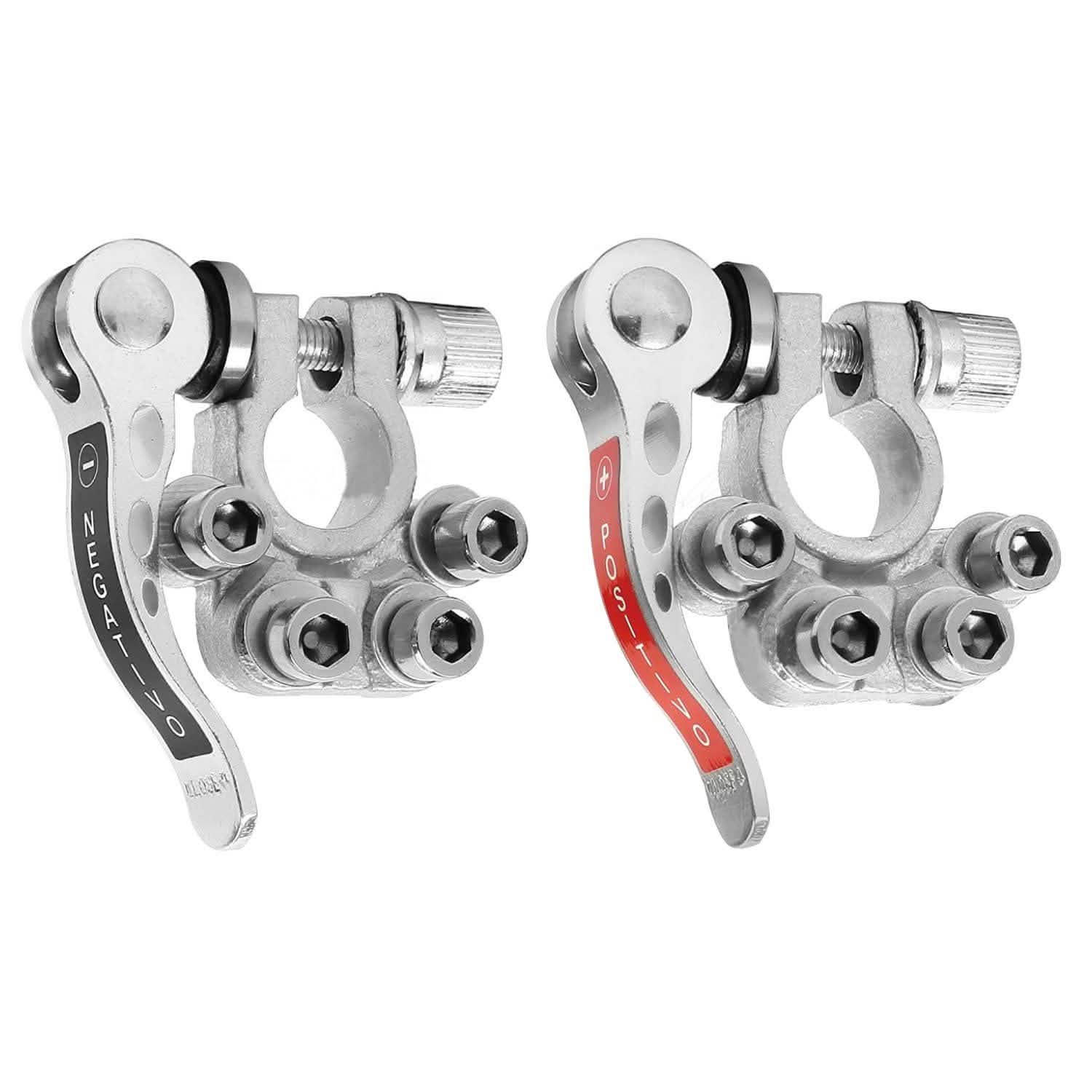 2-Piece: Battery Terminal Connector Quick Release Disconnect Car Battery DailySale
