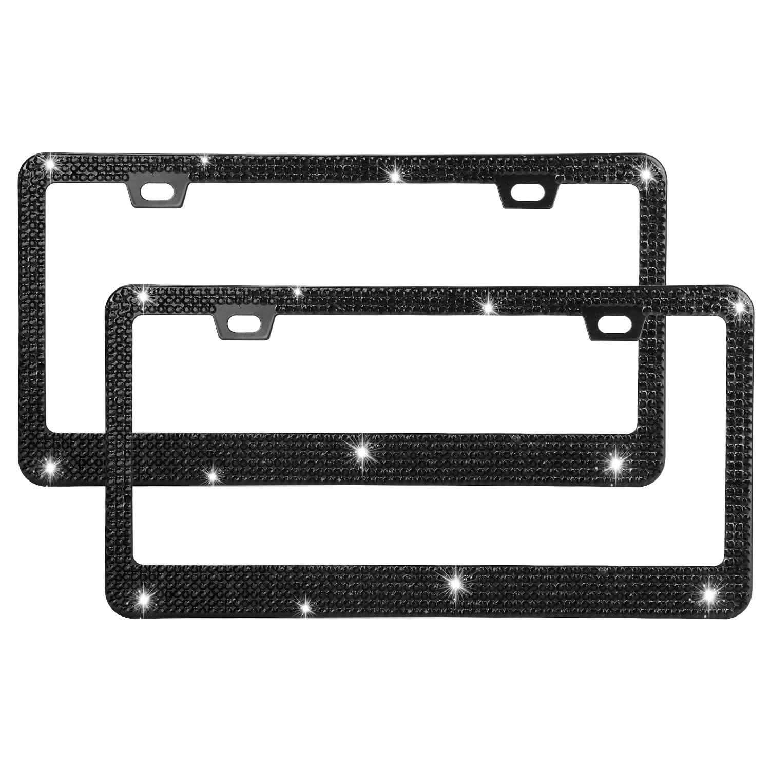 2-Piece: Bling License Plate Frames DailySale