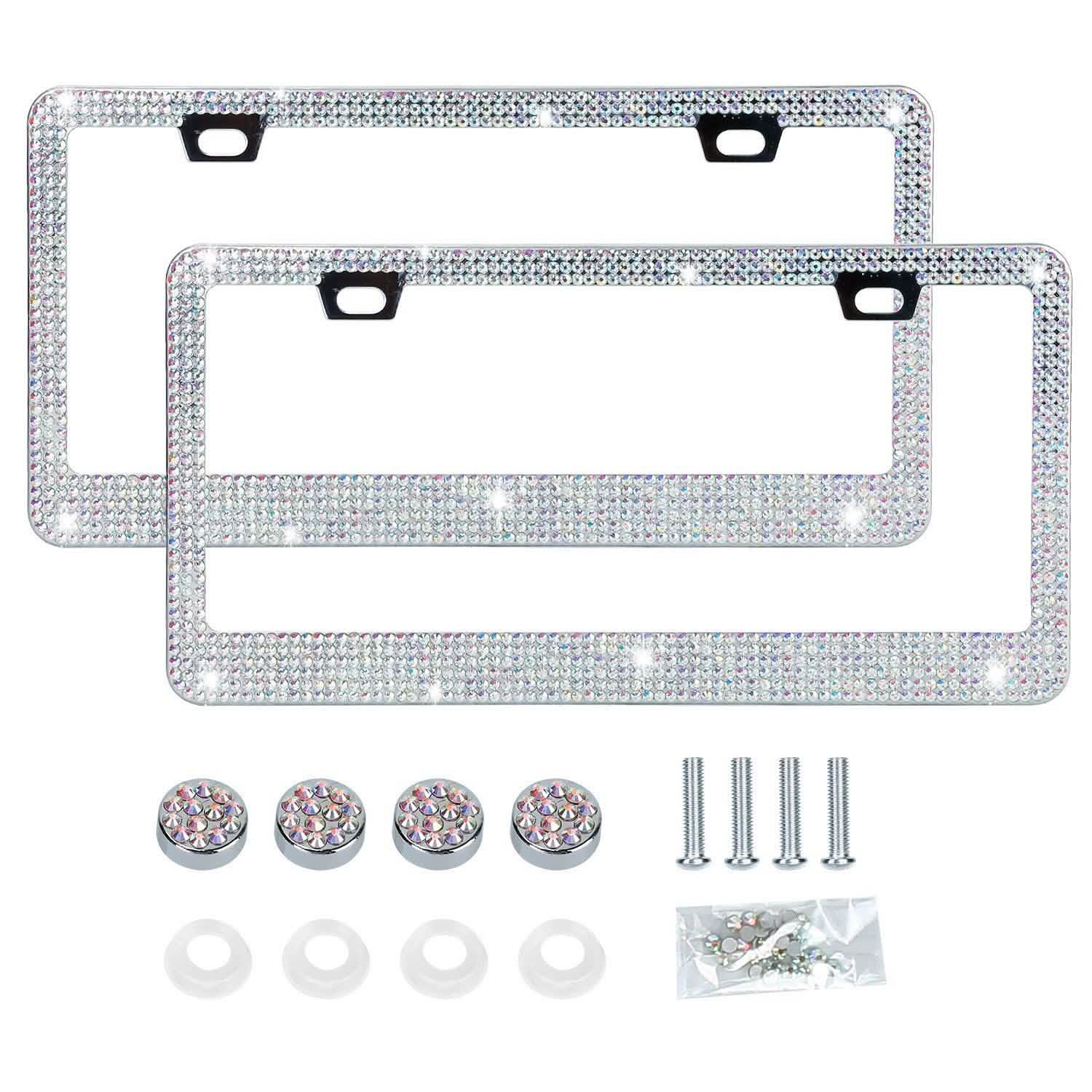 2-Piece: Bling License Plate Frames DailySale