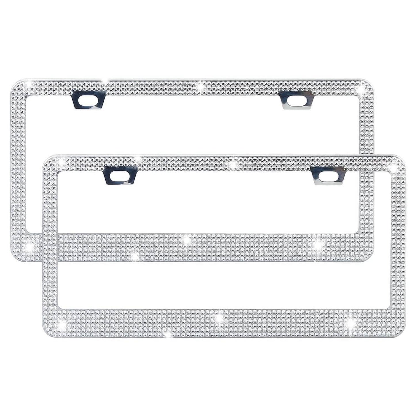 2-Piece: Bling License Plate Frames DailySale