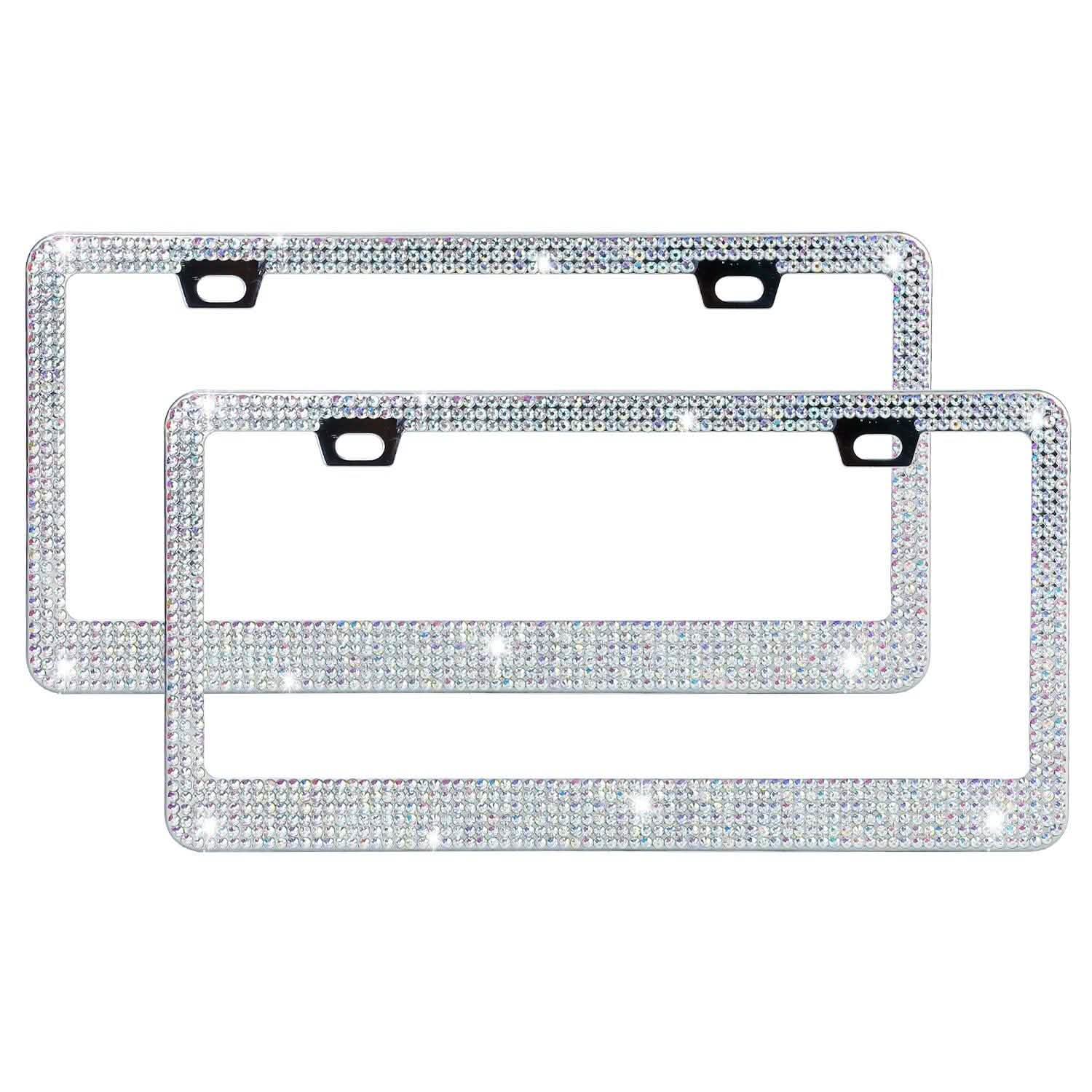 2-Piece: Bling License Plate Frames DailySale