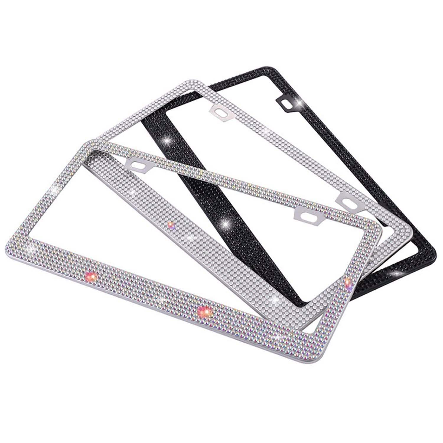 2-Piece: Bling License Plate Frames DailySale