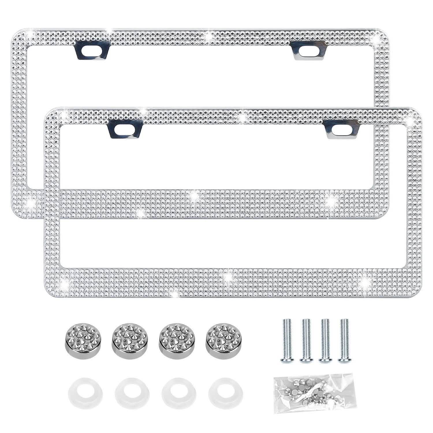 2-Piece: Bling License Plate Frames DailySale