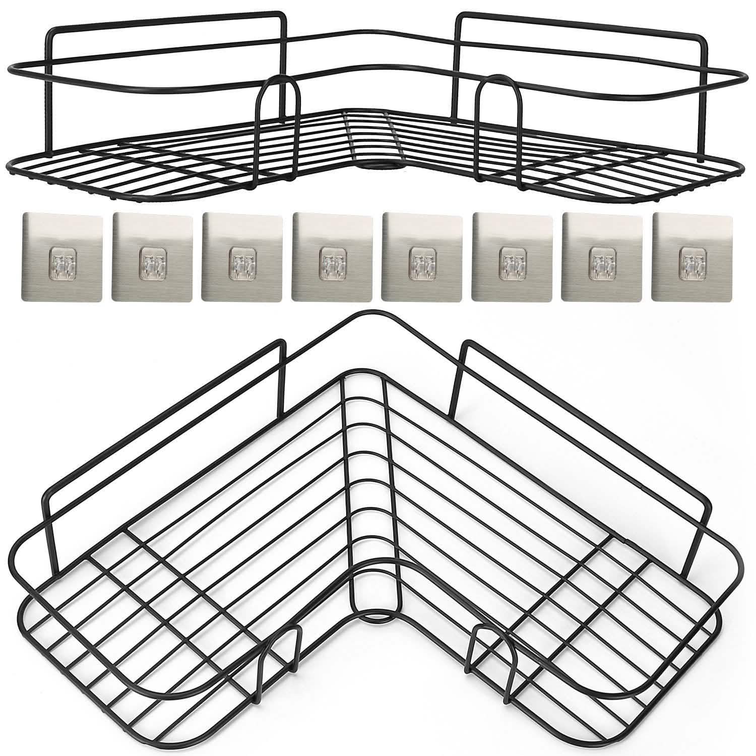 2-Piece: Corner Shower Caddy Shelves DailySale