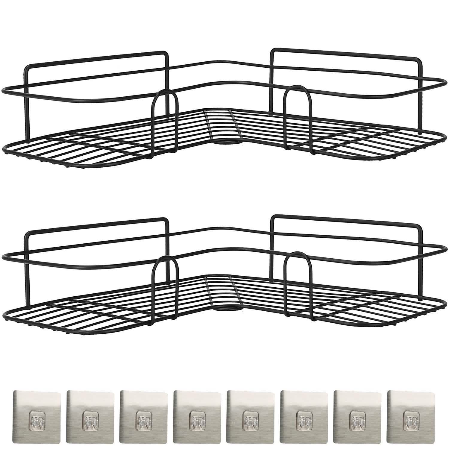 2-Piece: Corner Shower Caddy Shelves DailySale