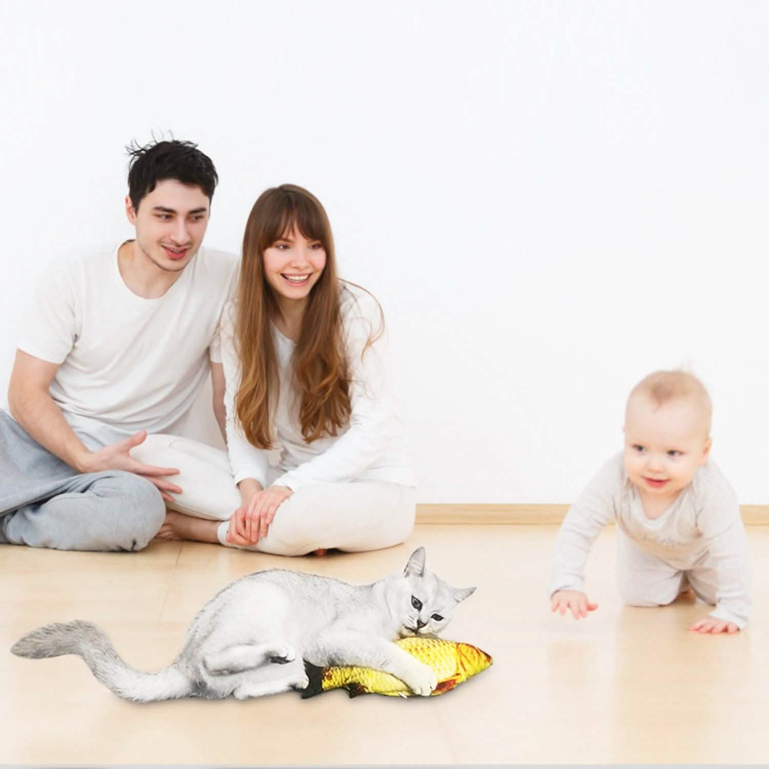 2-Piece: Electric Moving Fish Cat Toy DailySale