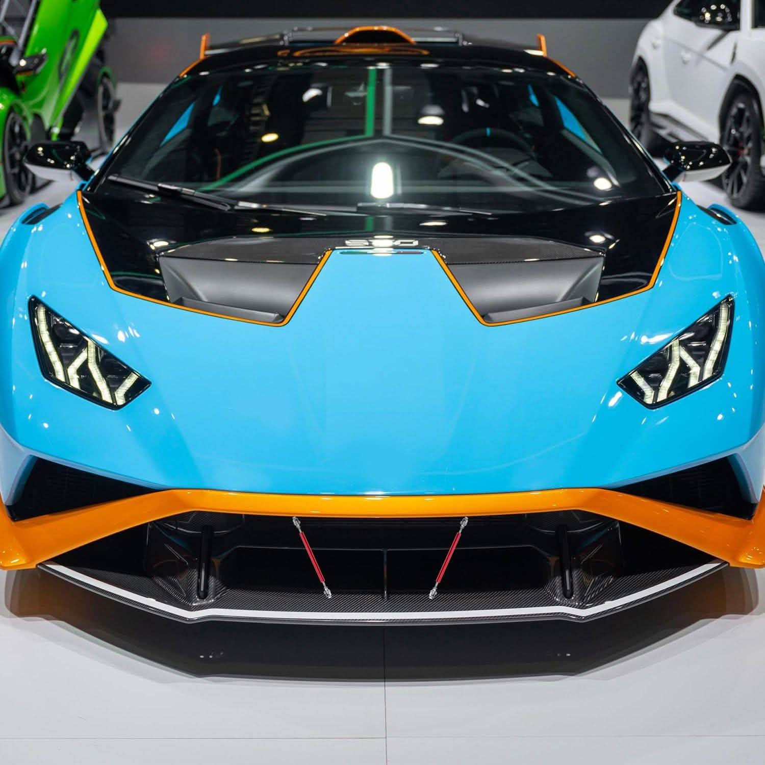 2-Piece: Front Bumper Lip Splitter Rod DailySale