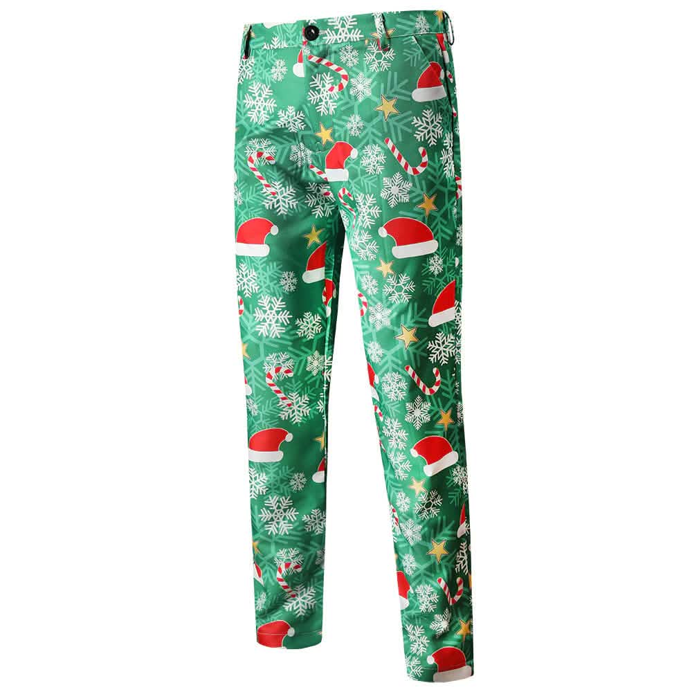 2-Piece: Fun Ugly Christmas Costumes For Men - Complete Xmas Suit DailySale