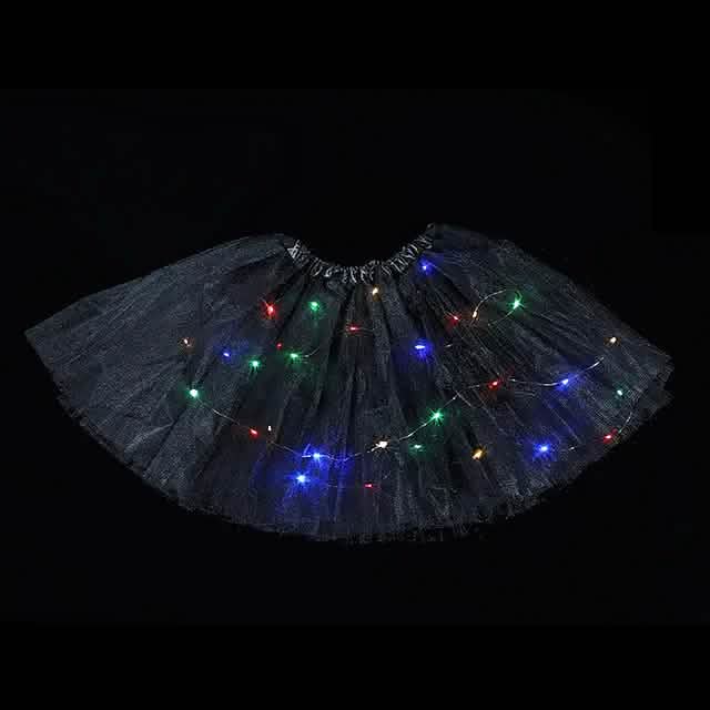 2-Piece: Girl's Skirt with LED Lights DailySale