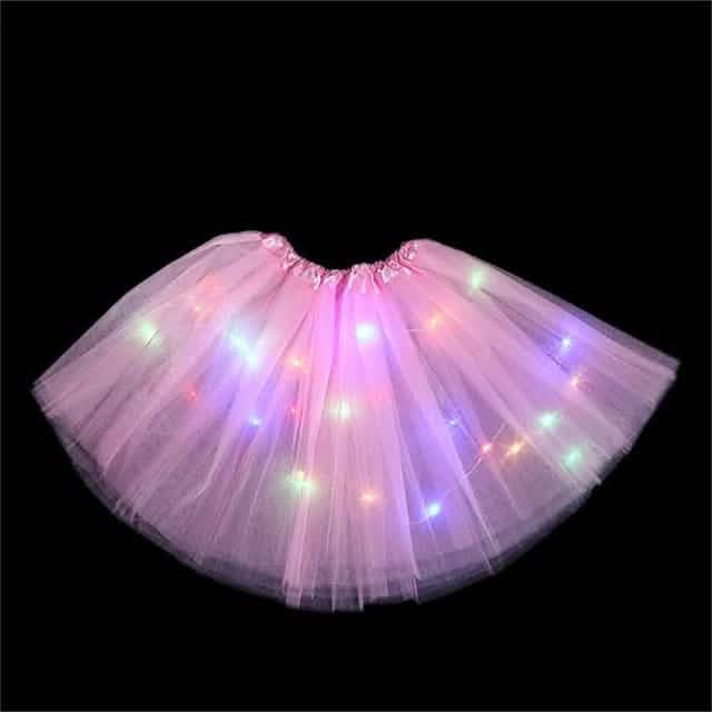 2-Piece: Girl's Skirt with LED Lights DailySale