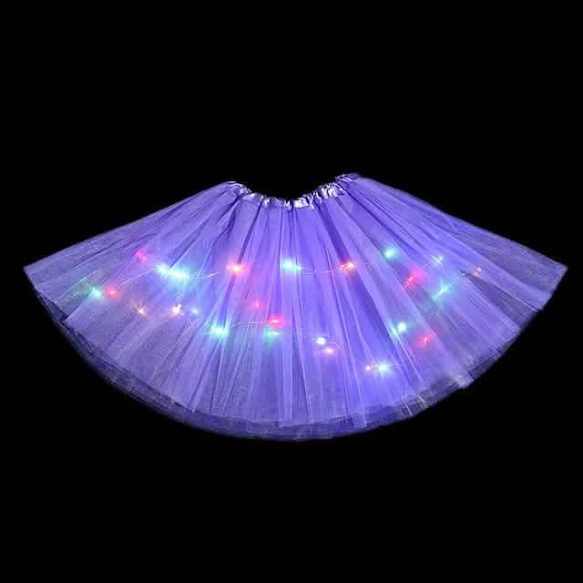 2-Piece: Girl's Skirt with LED Lights DailySale