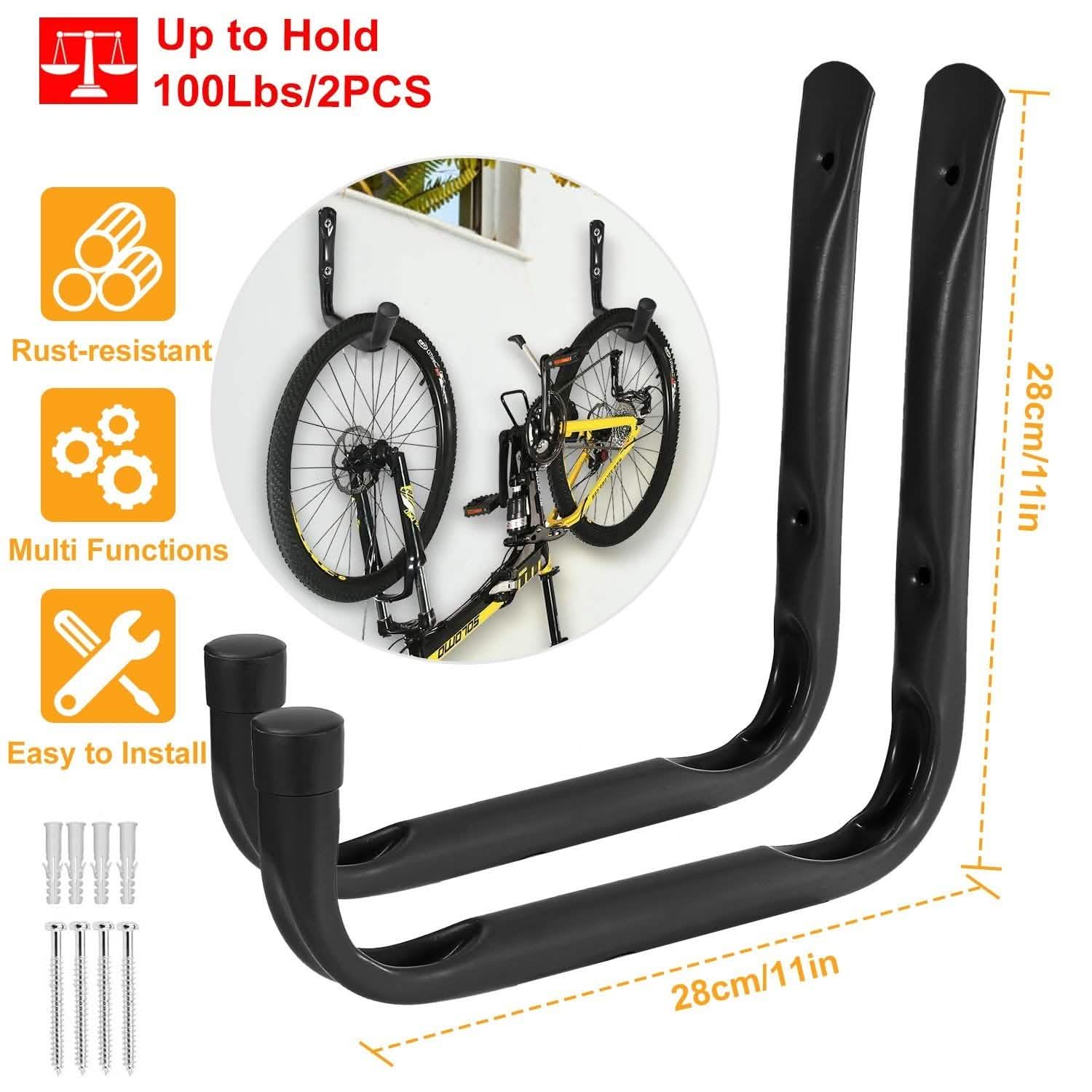 2-Piece: Heavy Duty Garage Storage Hooks Hanger DailySale