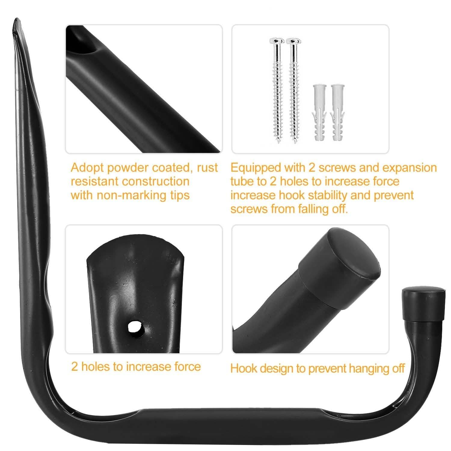 2-Piece: Heavy Duty Garage Storage Hooks Hanger DailySale