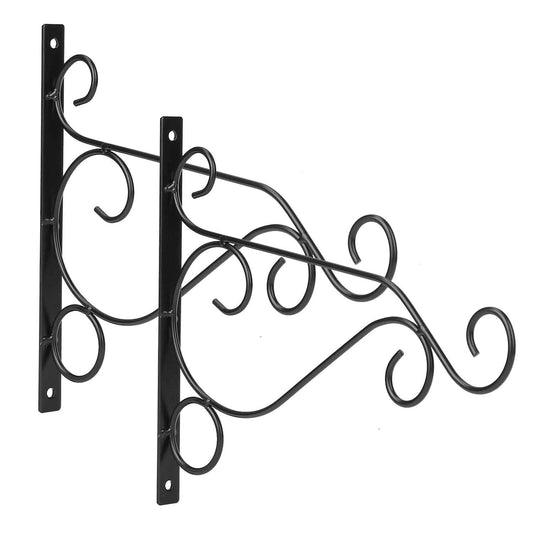 2-Piece: Iron Plant Hanging Bracket Plant Hanger Wall Hooks DailySale