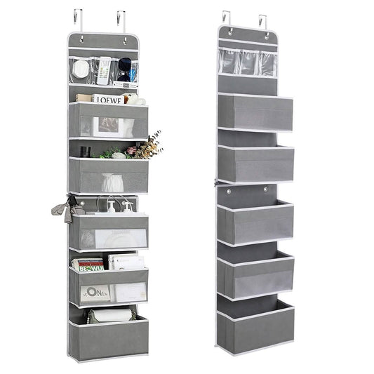2-Piece: Over the Door Organizer 6-Tier Hanging Basket DailySale