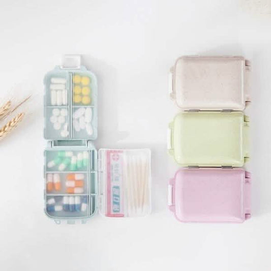 2-Piece: Portable Plastic Pill Box DailySale