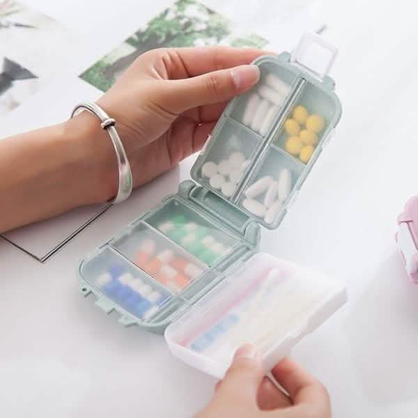 2-Piece: Portable Plastic Pill Box DailySale