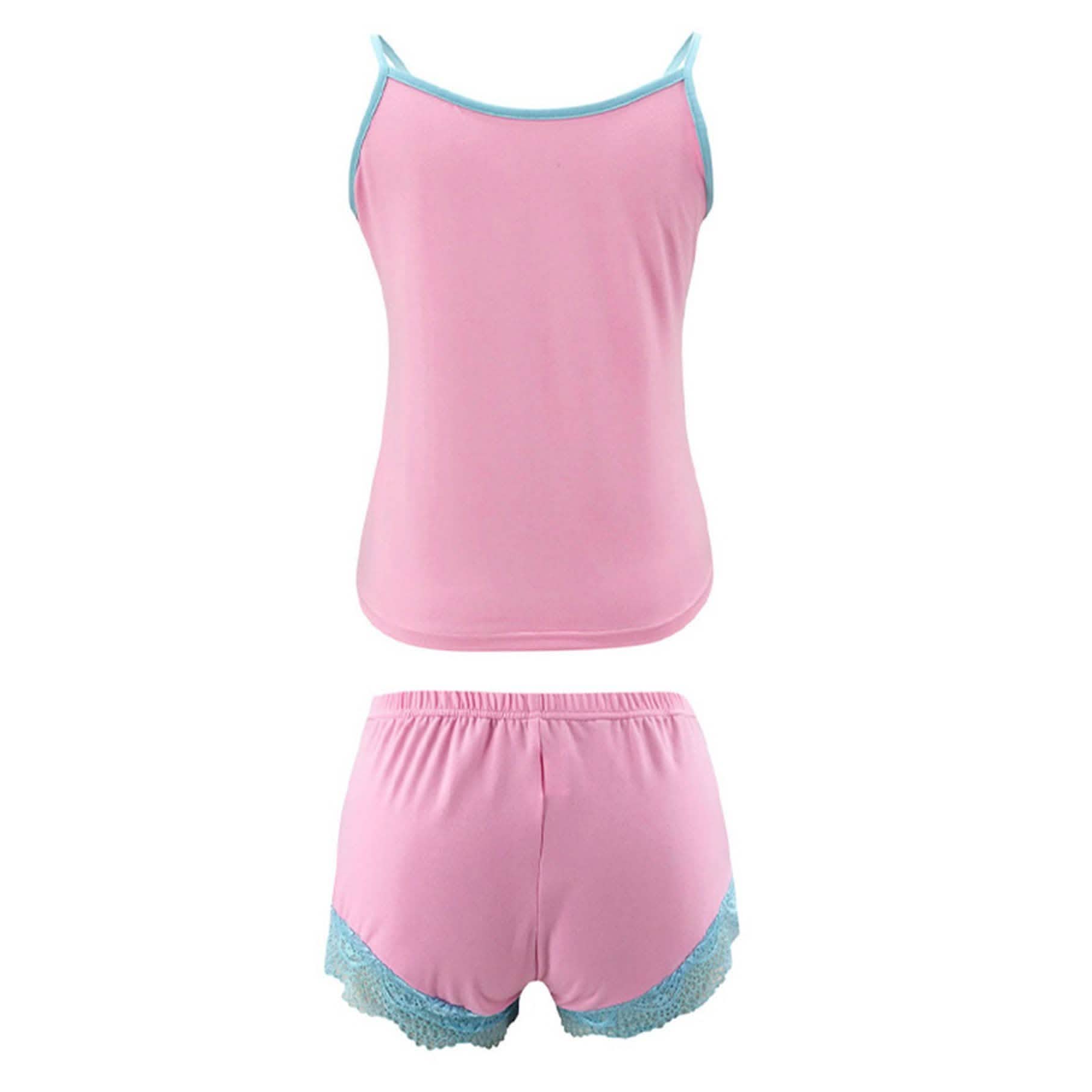 2-Piece Set: Cami + Shorts Set For Women Nightwear DailySale