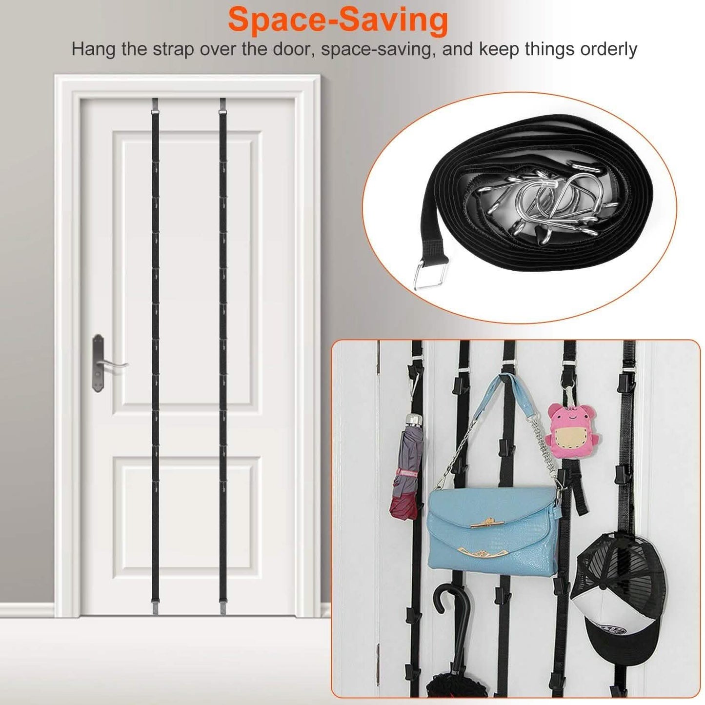 2-Piece Set: Cap Rack Holder Over the Door DailySale