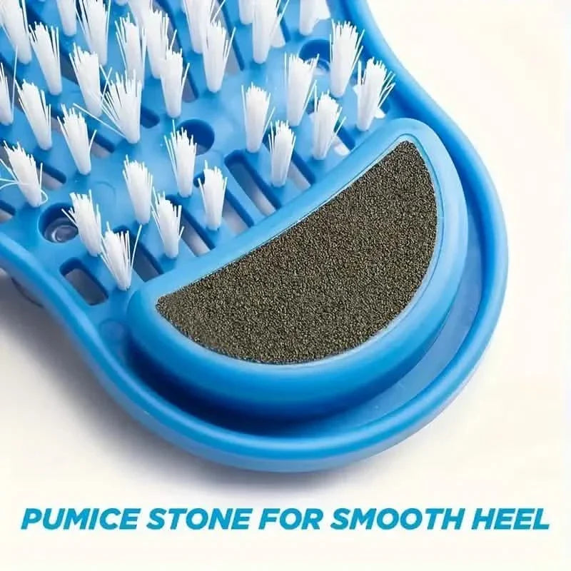 2-Piece Set: Foot Washing Brush Foot Scrub with Suction Cup DailySale