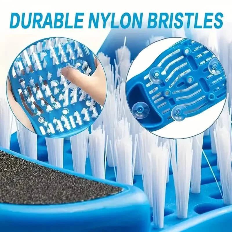 2-Piece Set: Foot Washing Brush Foot Scrub with Suction Cup DailySale