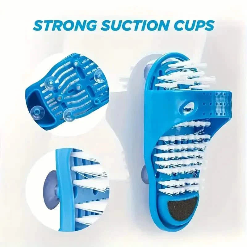 2-Piece Set: Foot Washing Brush Foot Scrub with Suction Cup DailySale