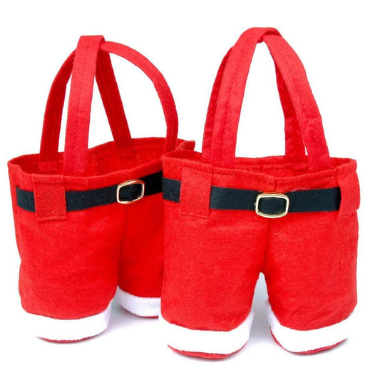 2-Piece Set: Santa Pants Gift Bag DailySale