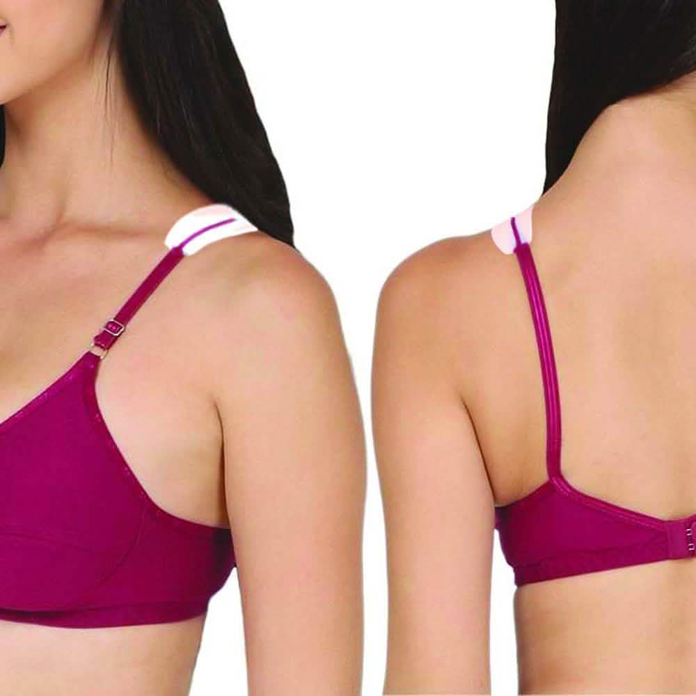 2-Piece Set: Silicone Bra Strap Cushion DailySale