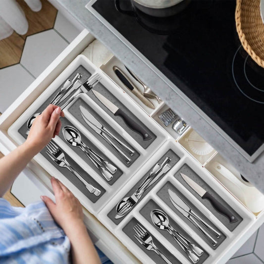 2-Piece: Silverware Utensil Organizer DailySale