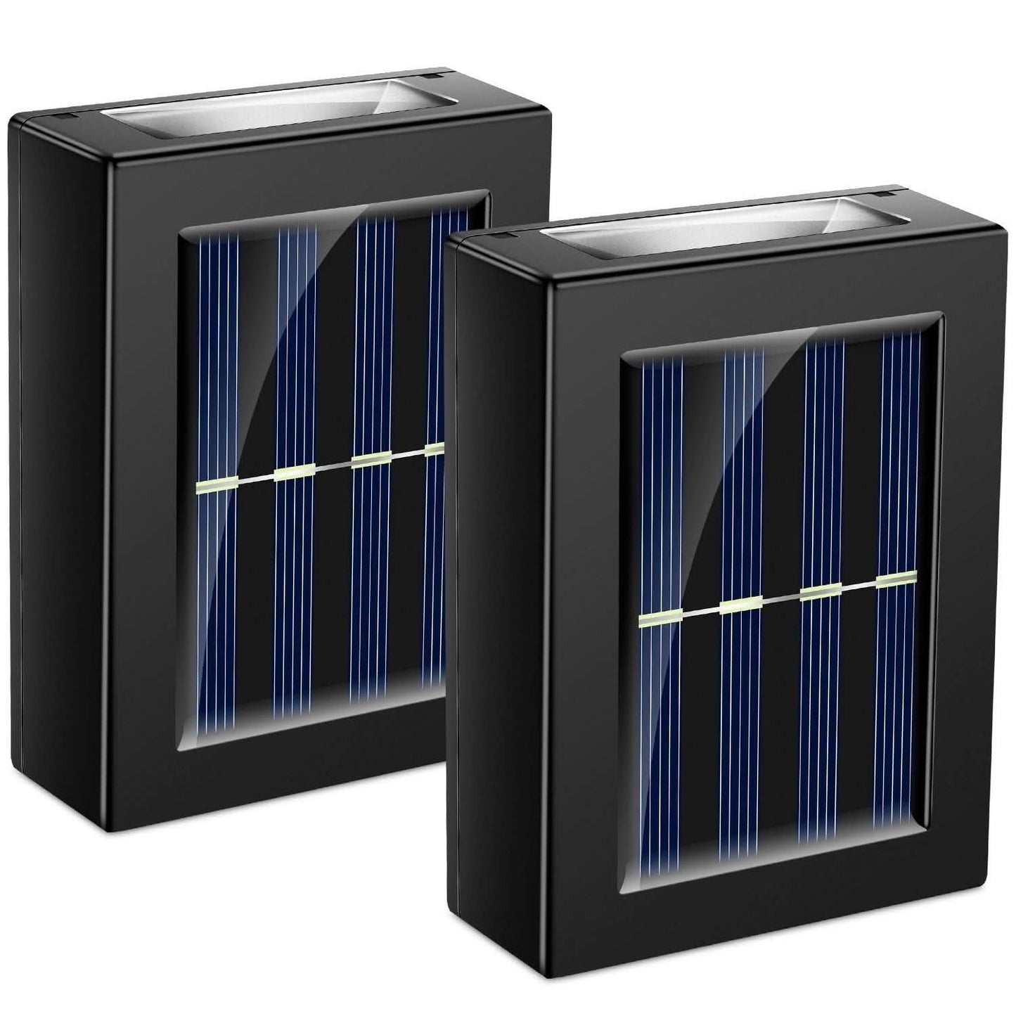 2-Piece: Solar Deck Outdoor Lights DailySale